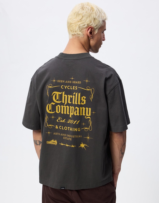 Thrills - Seen Heard Oversize Box Crop Tee