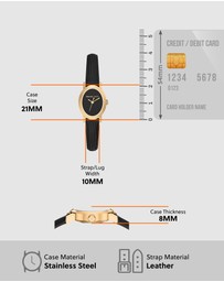 Michael Kors - Maude Black Analogue Watch