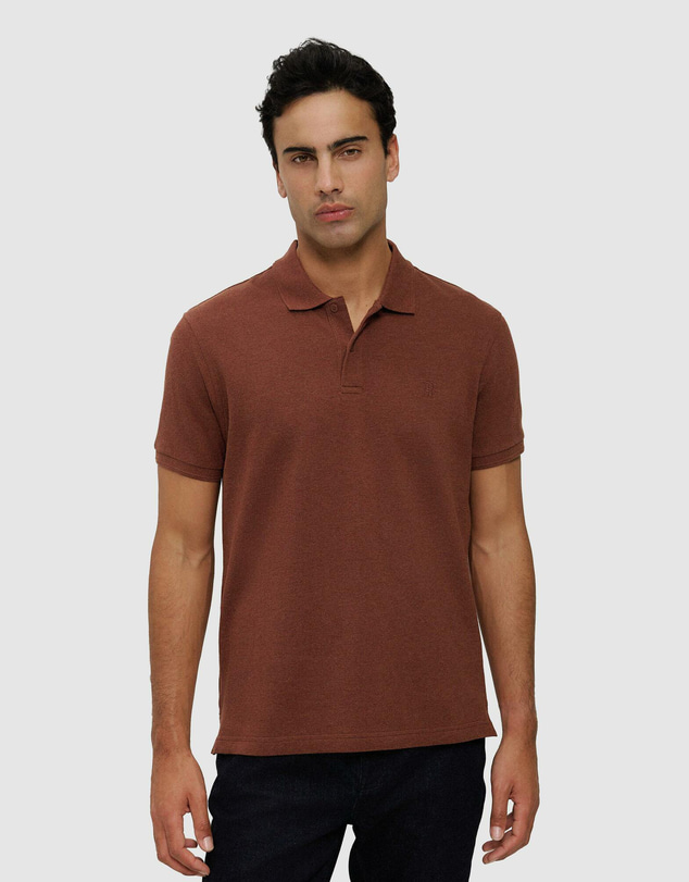 Trenery - Pique Marle Monogram Polo
