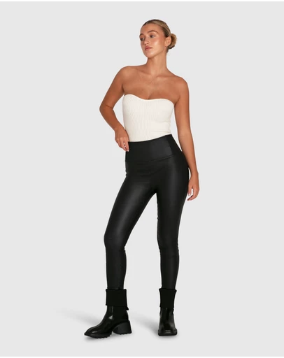 Belle & Bloom - City Slicker Coated Legging