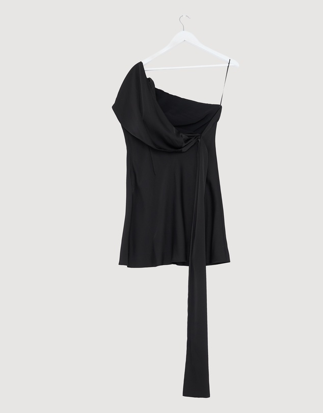 Revibe - Repaired MISHA Julianna Satin Mini Dress - AU M
