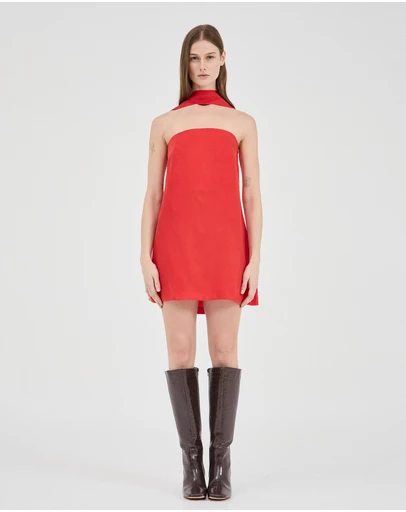 FRIEND of AUDREY - The Cupro Mini Dress