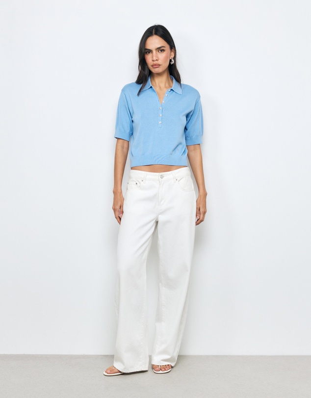 AERE - Abbey SS Knit Polo
