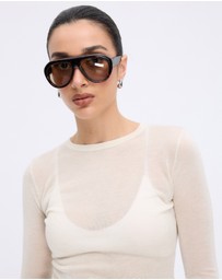 Minima Esenciales - Haze Semi Sheer Knit Top