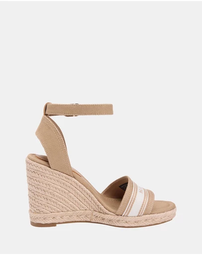 Tommy Hilfiger - High Wedge Webbing Espadrilles - Women's