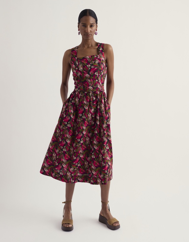 Seasalt - Fox Cove Midi Dress in GOTS-Certified Organic Cotton