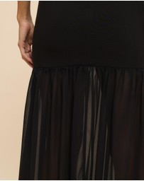 CHANCERY - Luella Scoop Neck Drop Waist Maxi Dress