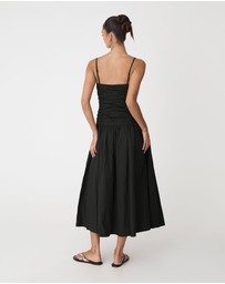 Forcast - Cathy Cotton Modal Midi Dress