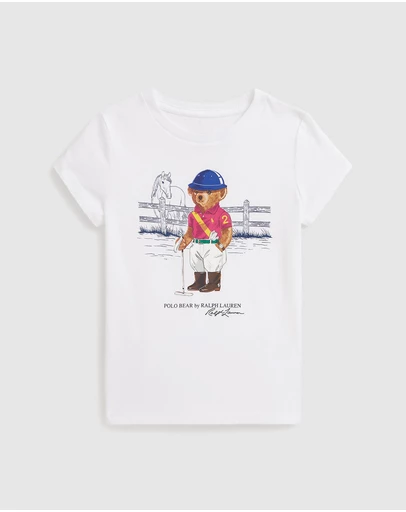 Polo Ralph Lauren - Polo Bear Cotton Jersey Tee - Kids