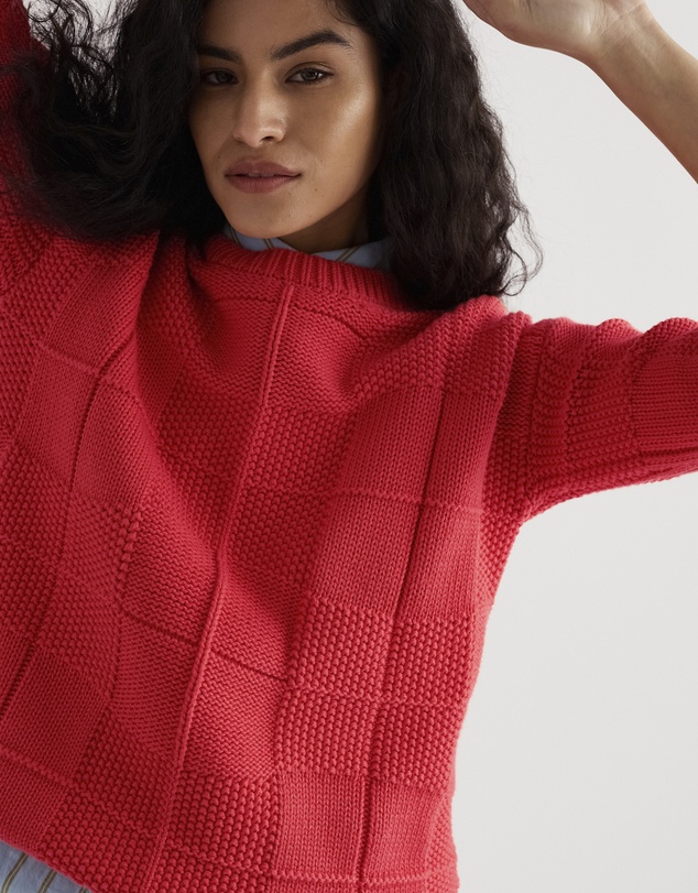 Seasalt - Seasalt Cornwall Red Hedge Rock Jumper