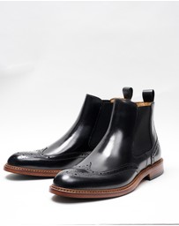 3 Wise Men - 3 Wise Men Mellencamp Leather Chelsea Boot