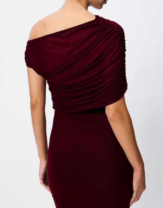 Tussah - Eleanor Mesh Off The Shoulder Maxi Dress