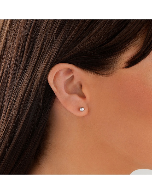 Michael Hill - 5mm Ball Stud Earrings in 10kt White Gold