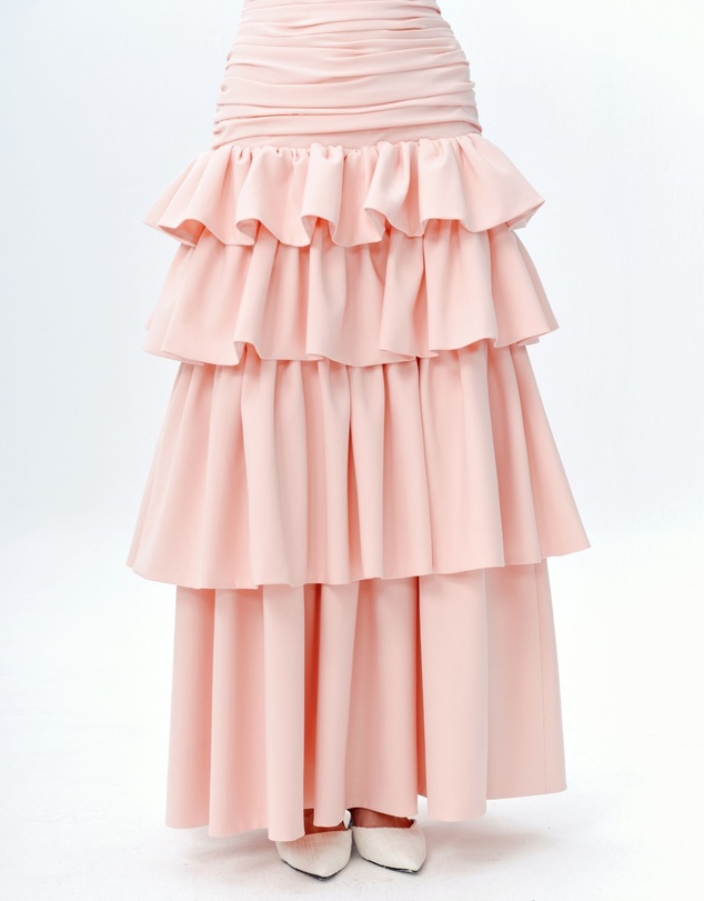 JUSTIN TONG - Elara Ruffle Dress
