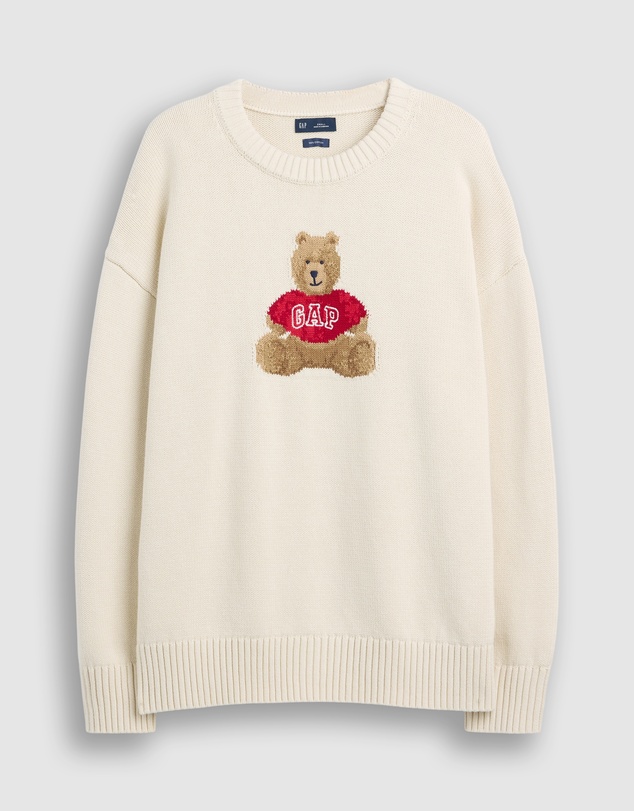 GAP - Cotton Oversized Boyfriend Crew Pullover