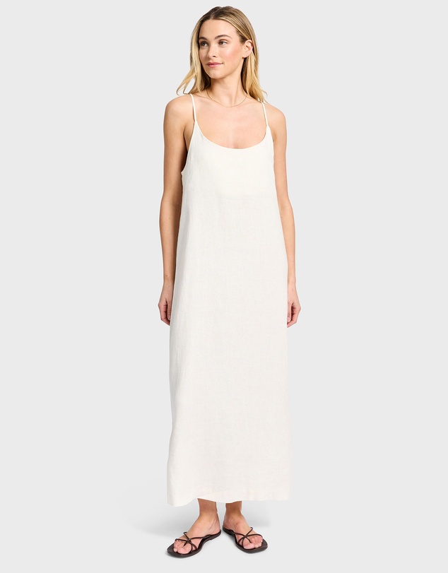 Academy Brand - Essential Linen Slip Dress