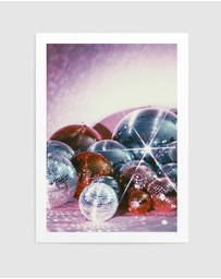 Olive et Oriel - Disco Ball Party by Samantha Hearn Art Print