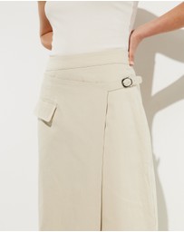Calli - Tara Midi Twill Skirt