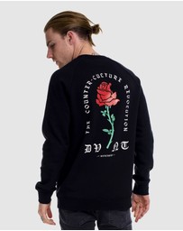 DVNT - Barbed Rose Crewneck