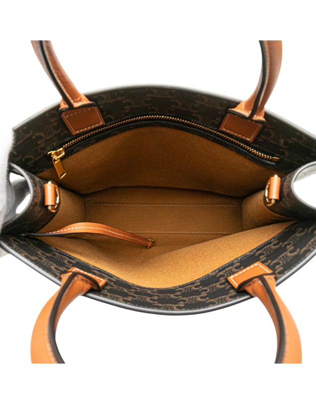 Pre-Loved by Azura Reborn - Pre-Loved Small Triomphe Coated Canvas Vertical Cabas Tote