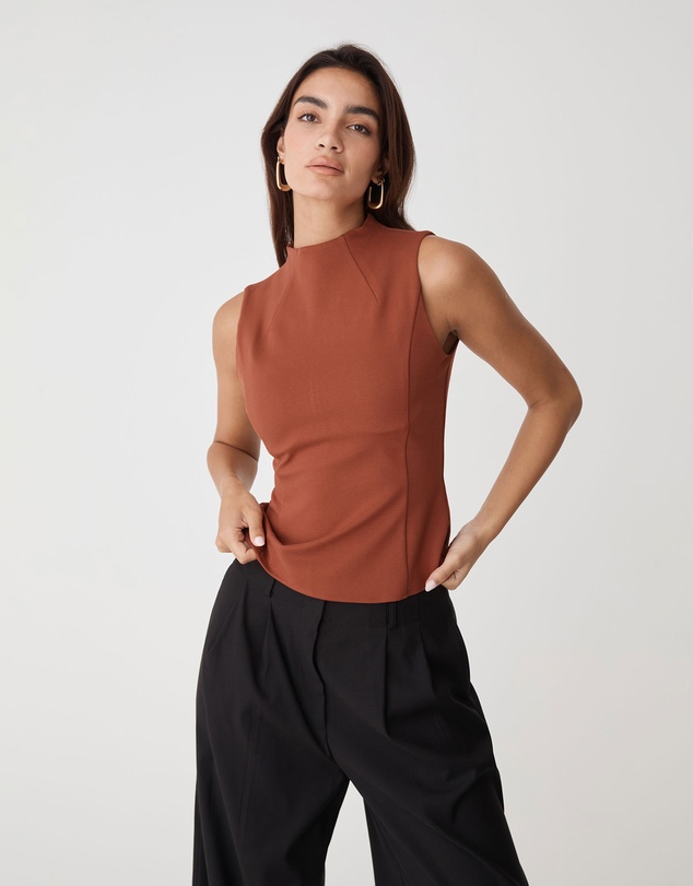 Forcast - Finnley Structured Ponte Top