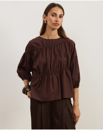 Atmos&Here - Cressida Smock Top