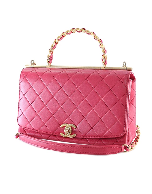 Pre-Loved by Azura Reborn - Pre-Loved Medium Quilted Lambskin La Parisienne Flap