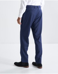 3 Wise Men - 3 Wise Men Wallace Wool Trouser - Navy