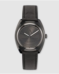 adidas Originals - Edition One - Black Case & Leather Band