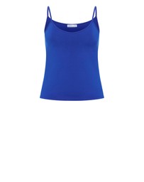 City Chic - Plus size Chloe Basic Cami - cerulean
