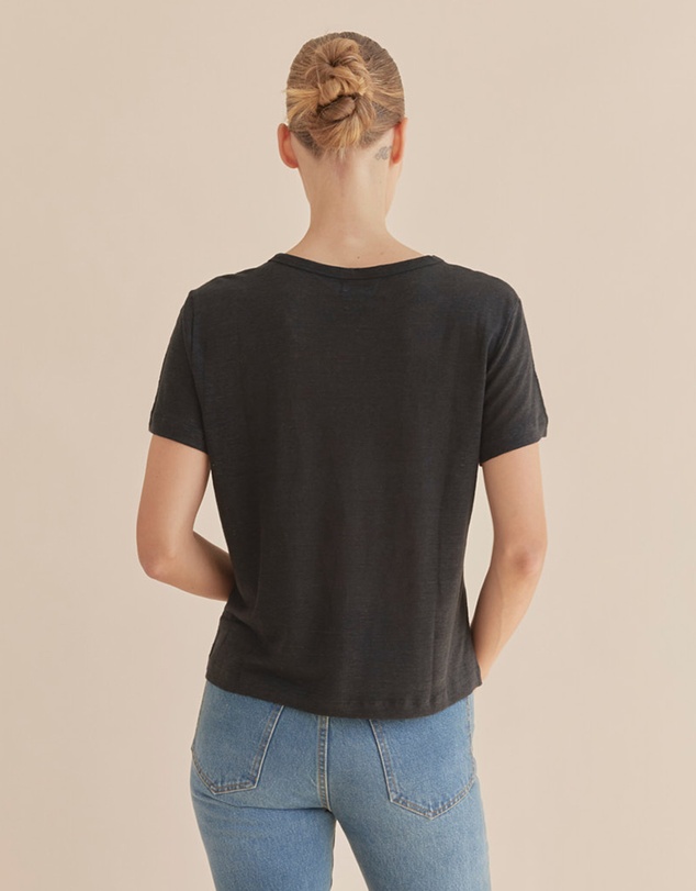 Amelius - Coogee Linen Crew Neck Tee
