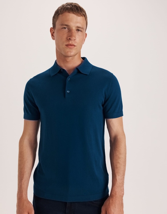 SABA - Miramar Cotton Wool Knit Polo