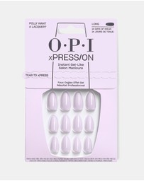 O.P.I - OPI xPRESS/ON Polly Want a Lacquer?