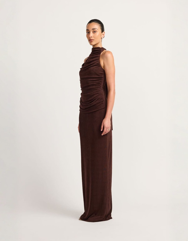 TOJHA - Aylesha Dress - Chocolate