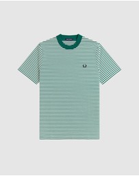 Fred Perry - Fine Stripe Heavy Weight T-Shirt