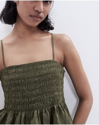 UNISON - Ramie Shirred Top