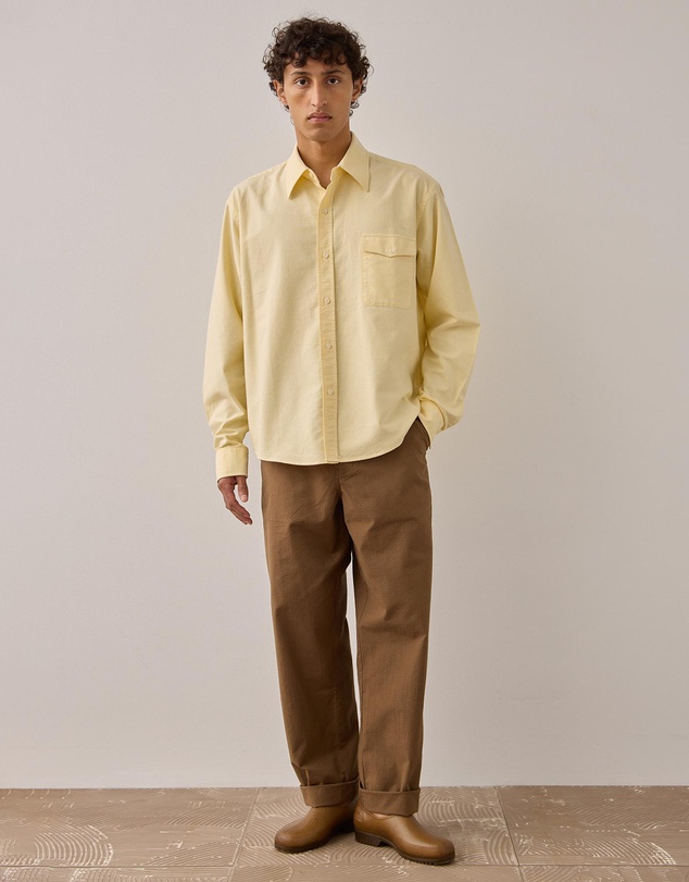 Charlton  - Butter Japanese Cotton Shirt