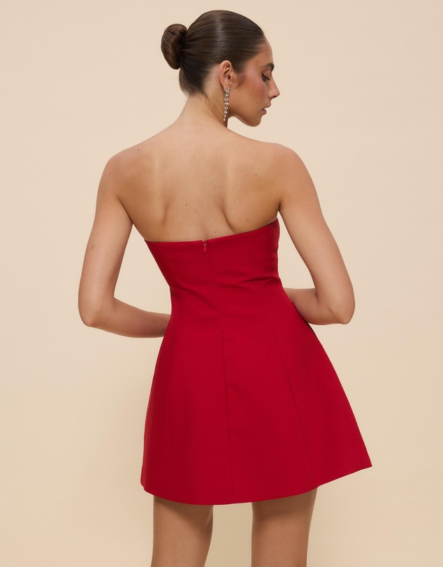 CHANCERY - Dahlia Strapless Structured Mini Dress