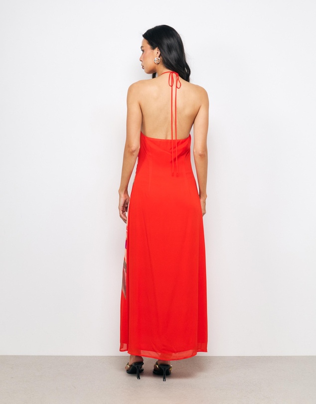 AERE - Alina Halter Maxi Dress