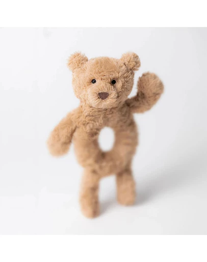 Jellycat - Bartholomew Bear Ring Rattle