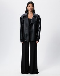 Norma Kamali - Oversized Moto Jacket