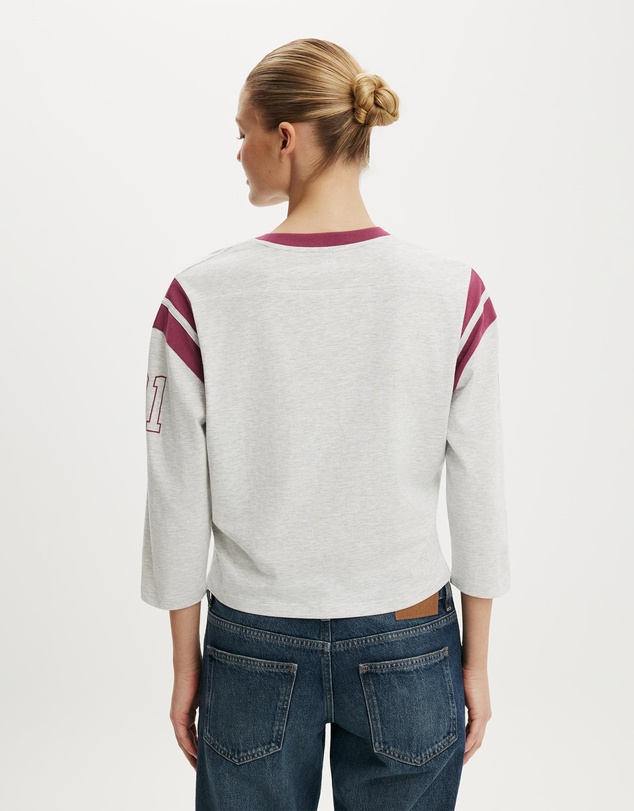 Cotton On - 3/4 Sleeve Graphic Tee