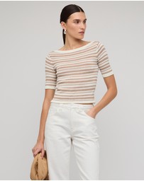 Staple the Label - Echo Stripe Knit Tee