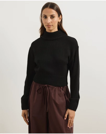 Atmos&Here - Zulu Textured Roll Neck Jumper