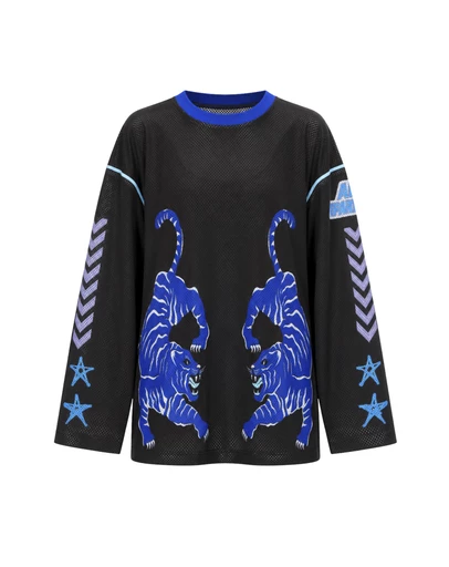THE TALES - Crouching Tiger Long Sleeve Football Jersey