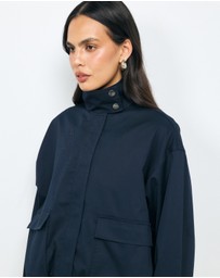 AERE - Ines Funnel Neck Bomber