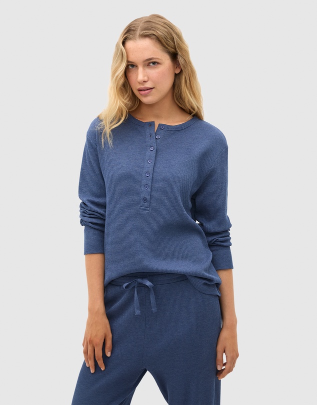 Seed Heritage - Waffle Top and Pant PJ Set