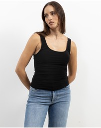 Atmos&Here - Skye Scoop Neck Mesh Tank
