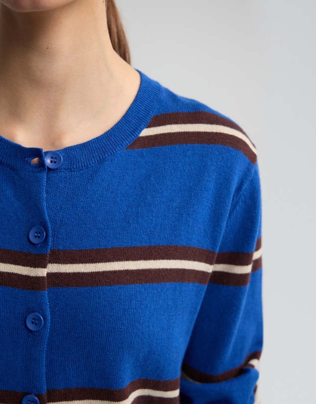Oxford - Margurite Striped Cardigan