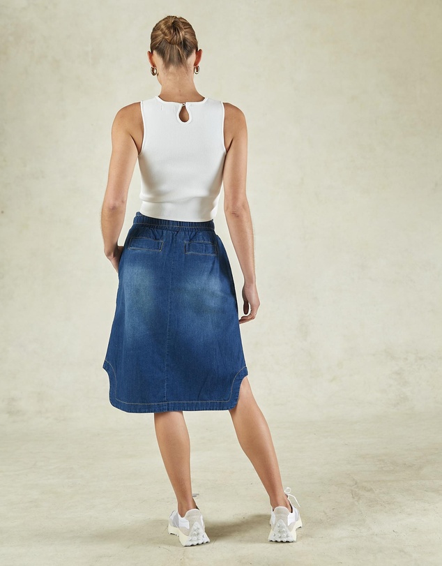 DRICOPER DENIM - Cecil Indigo Skirt